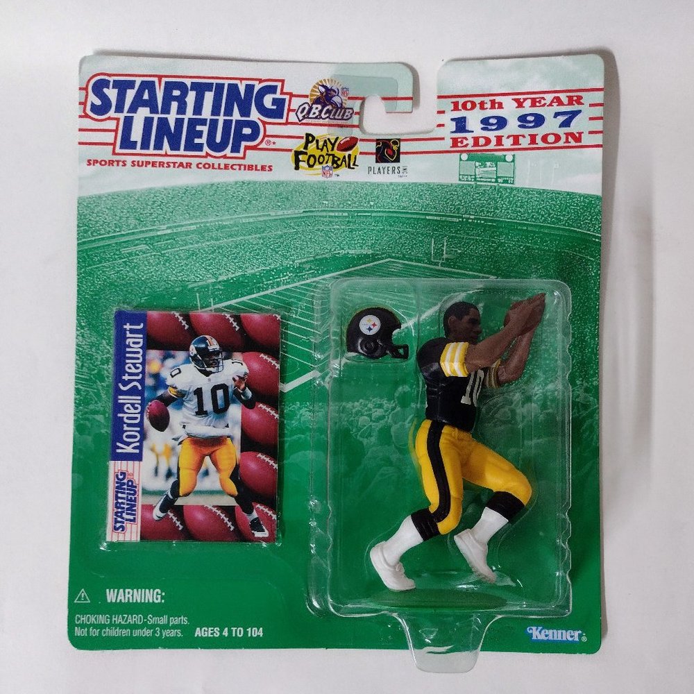 1997 Kordell Stewart Pittsburgh Steelers Kenner Starting Lineup football figure